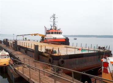 50.00 x 14.00 x 300 m Deck Barge For Charter