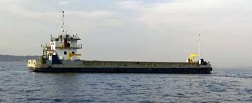 elf-Propelled Split Hopper Barge